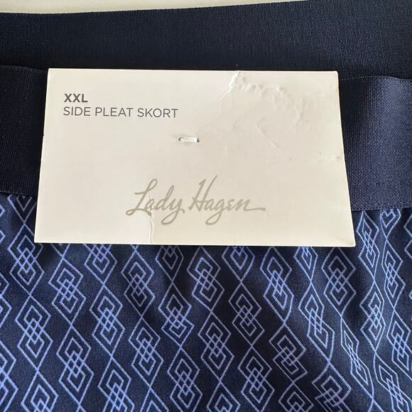 NWT Walter Lady Hagen Womens Blue and Navy Shorts Skirt Size XXL - Picture 3 of 10